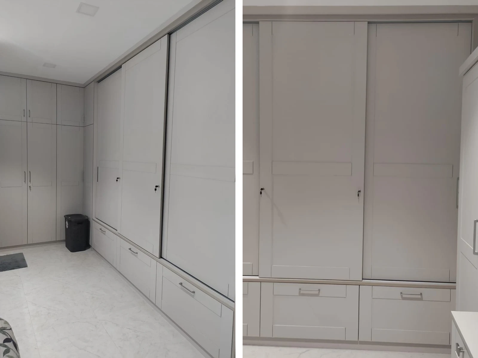 Wardrobe & Storage interior design at IRIS Villa 138